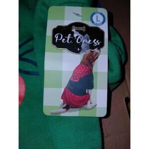 Berry sweet dog outfit With hearts and strawberry